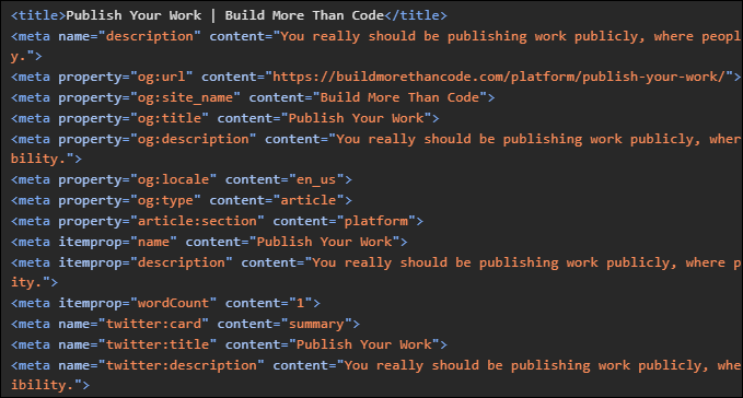 HTML Headers